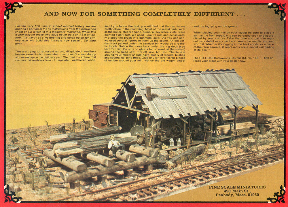 HO Scale Lumber Mill